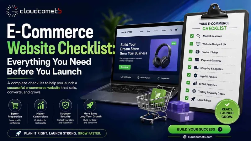 E-Commerce Website Checklist: Everything You Need Before You Launch